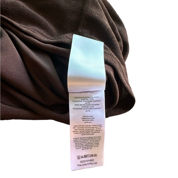 SIGNIFICANT OTHER Bella Midi Dress in Chocolate Brown, Size US 4 - Picture 7 of 7